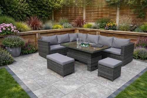 Outdoor garden rattan - outdoor, corner