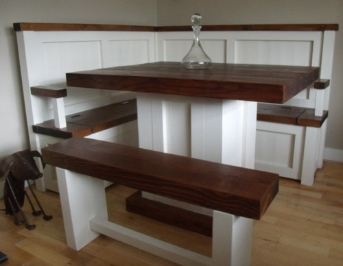 Rustic corner bench - , and