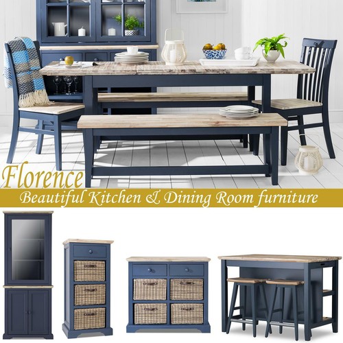 Florence navy blue kitchen - blue,