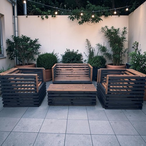 Garden seater set - garden,