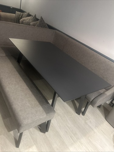 Corner dining table and bench - dining,